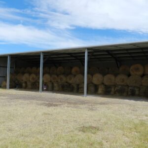 20m x 12m x 4m Open Front Machinery Shed Action Sheds