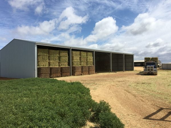 open front machinery shed perth